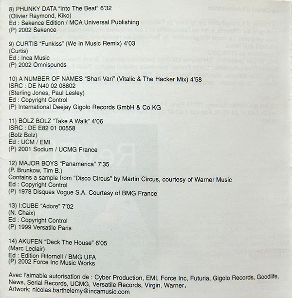 Various - Techno Parade 2002: Laissez-Nous Danser! (CD, Comp) - Image 3