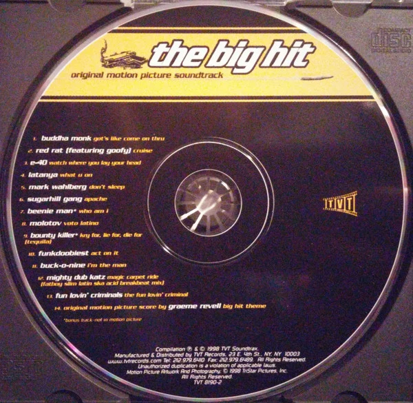 Various - The Big Hit (Original Motion Picture Soundtrack) (CD, Comp) - Image 3