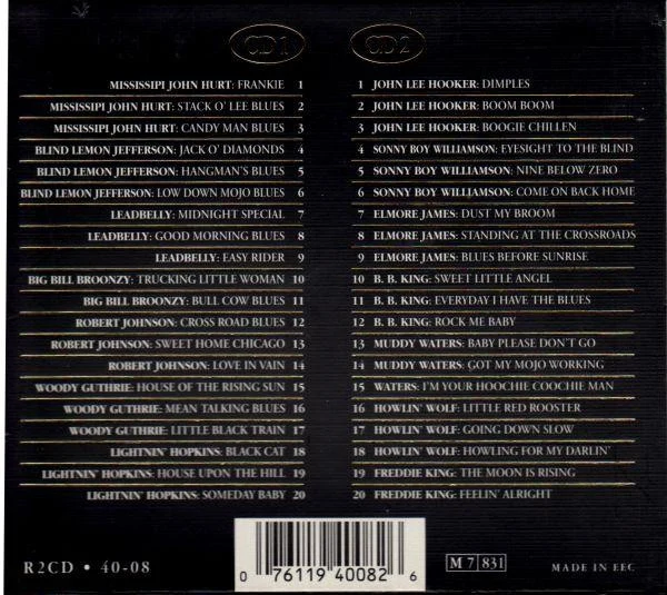 Various - The Blues (2xCD, Comp, Gol + Box) - Image 3