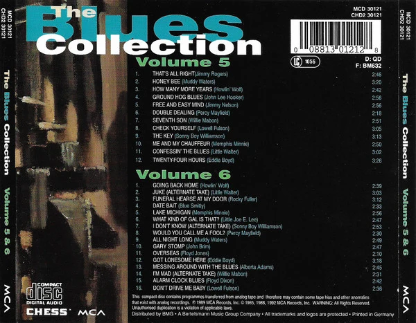 Various - The Blues Collection Volumes 5 & 6 (2xCD, Comp, RE) - Image 2