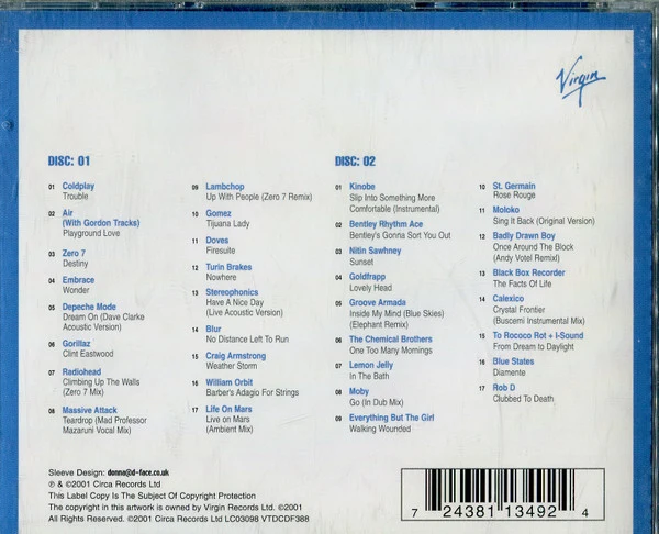 Various - The Chillout (2xCD, Mixed) - Image 2