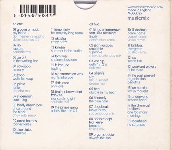 Various - The Chillout Annual 2002 (2xCD, Comp, Mixed) - Image 2