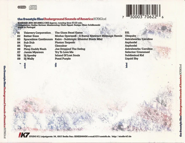 Various - The Freestyle Files - Underground Sounds Of America (CD, Comp) - Image 2