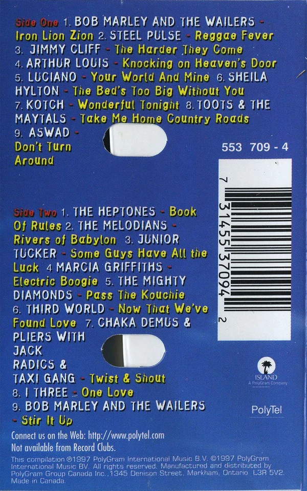 Various - The One And Only Reggae Album (Cass, Comp) - Image 3
