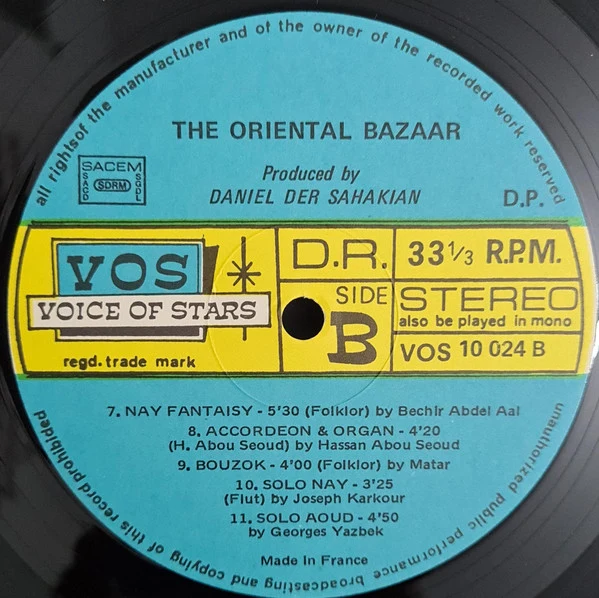 Various - The Oriental Bazar (LP, Comp) - Image 4