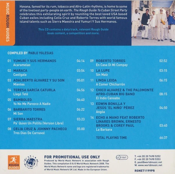 Various - The Rough Guide To Cuban Street Party (CD, Comp, Enh, Promo) - Image 2