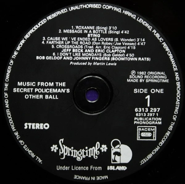 Various - The Secret Policeman's Concert (LP, Album) - Image 3
