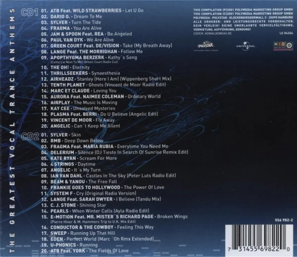 Various - Trance Voices (2xCD, Comp) - Image 3