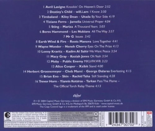 Various - Unity (The Official Athens 2004 Olympic Games Album) (CD, Album, Copy Prot.) - Image 3