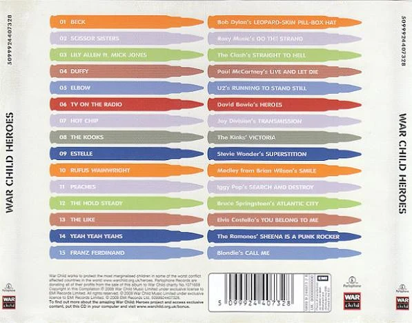 Various - War Child Heroes (CD, Comp) - Image 3
