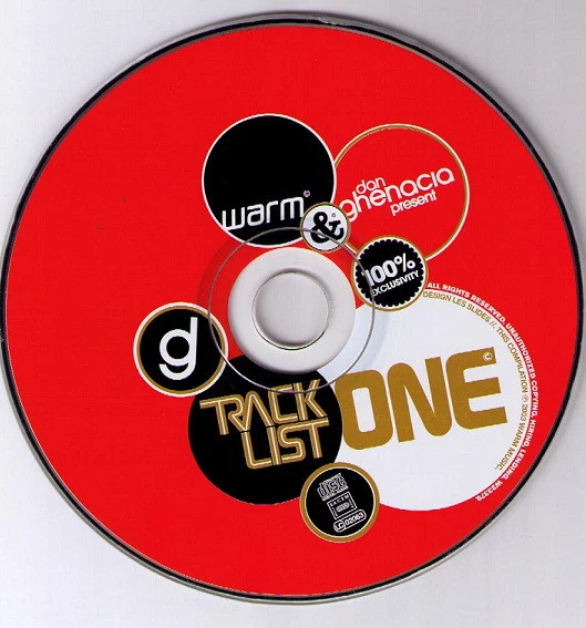 Various - Warm & Dan Ghenacia Present Track List One (CD, Comp) - Image 3