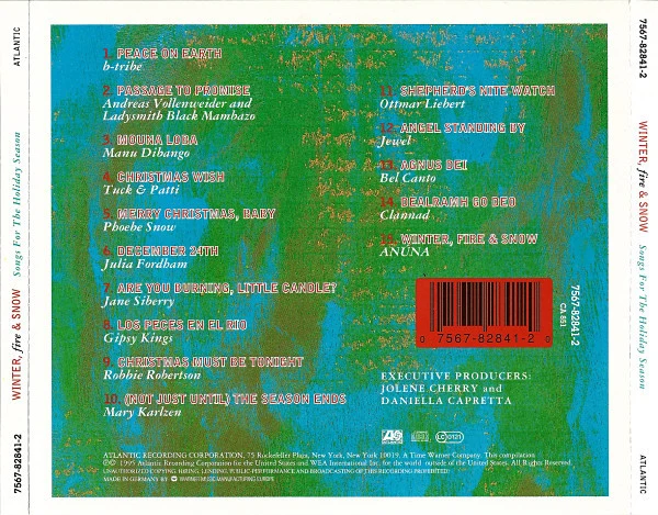 Various - Winter, Fire & Snow (Songs For The Holiday Season) (CD, Comp) - Image 2