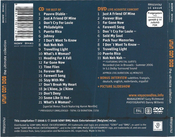 Vaya Con Dios - The Ultimate Collection (CD, Comp + DVD-V, PAL, Reg) - Image 3