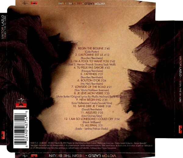 Viktor Lazlo - Begin The Biguine (CD, Album) - Image 2