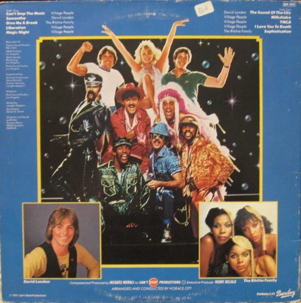 Village People - Can't Stop The Music - Bande Originale Du Film (LP, Album, Gat) - Image 4