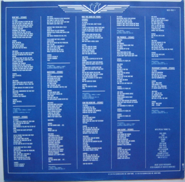 Visage - Beat Boy (LP, Album) - Image 4