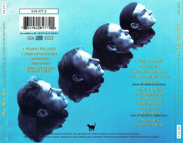 Wet Wet Wet - End Of Part One (Their Greatest Hits) (CD, Comp, Blu) - Image 2
