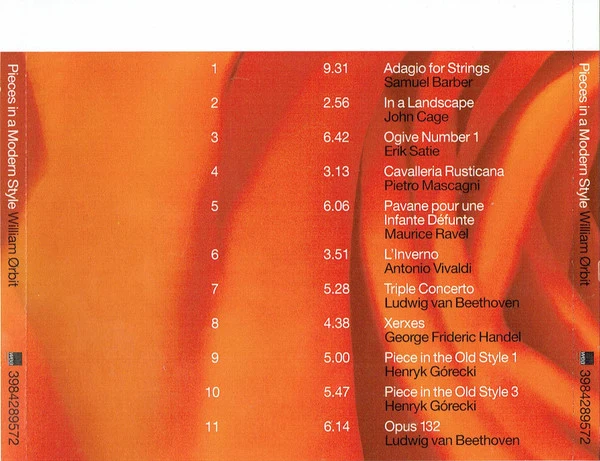 William Ørbit* - Pieces In A Modern Style (CD, Album) - Image 4