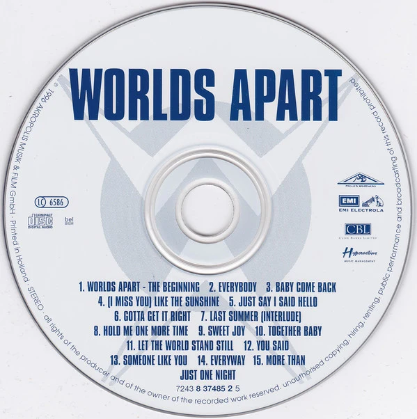 Worlds Apart - Everybody (CD, Album) - Image 3