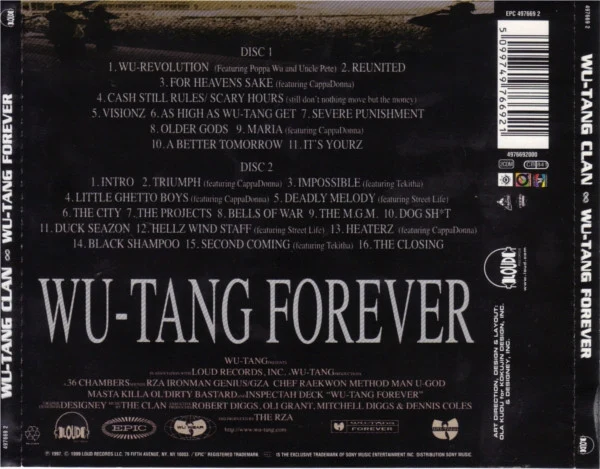Wu-Tang Clan - Wu-Tang Forever (2xCD, Album, RE) - Image 2