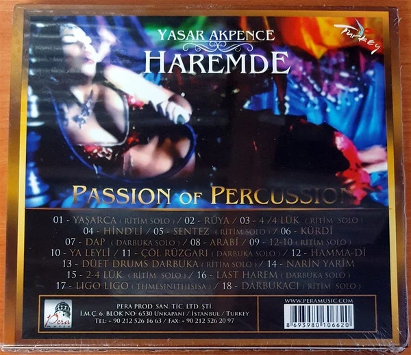 Yaşar Akpençe - Haremde (Passion Of Percussion) (CD, Album) - Image 2
