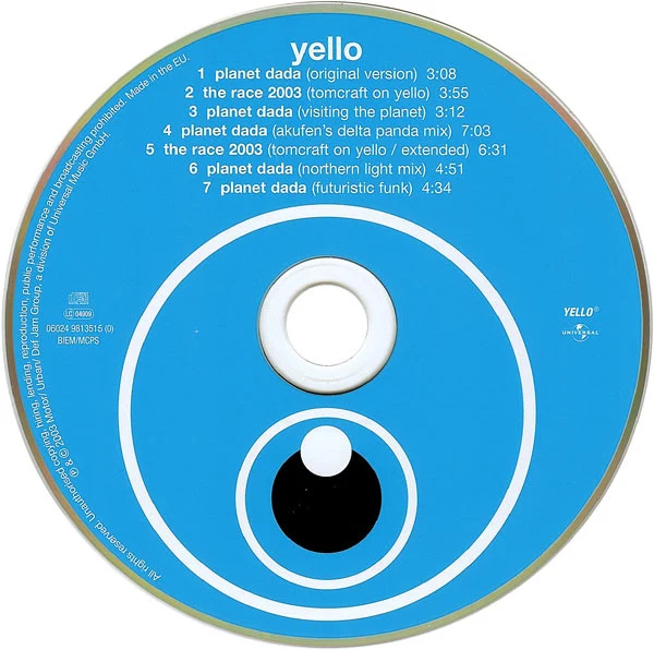 Yello - Planet Dada (CD, Maxi) - Image 3