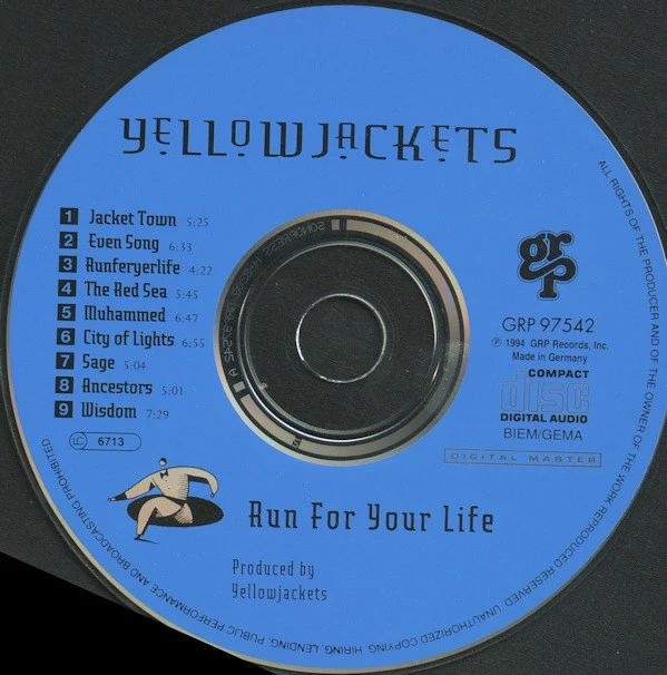 Yellowjackets - Run For Your Life (CD, Album) - Image 3