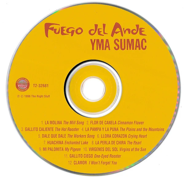 Yma Sumac - Fuego Del Ande (CD, Album, RE) - Image 3