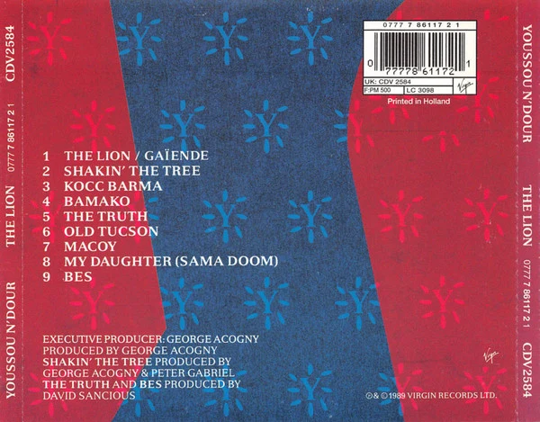 Youssou N'Dour - The Lion (CD, Album) - Image 2