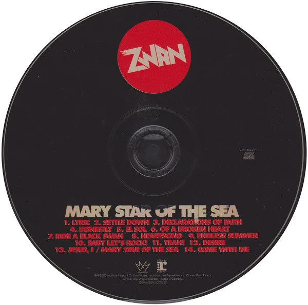 Zwan - Mary Star Of The Sea (CD, Album + DVD-V, Bon) - Image 4